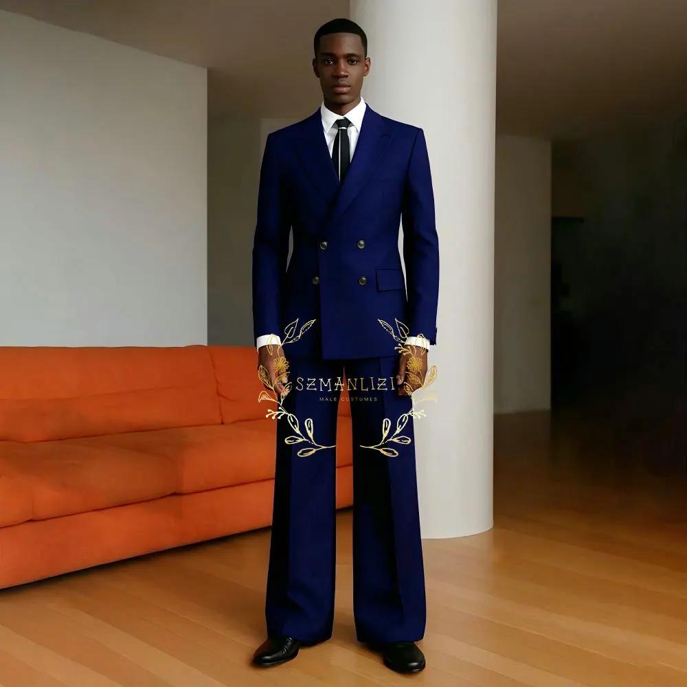 Costumes décontractés beiges pour hommes