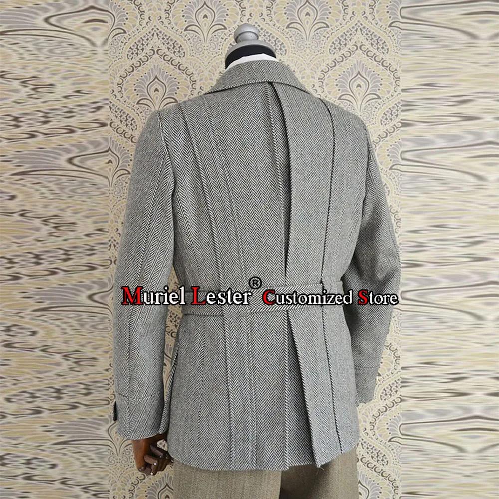 Vestes à chevrons grises pour hommes