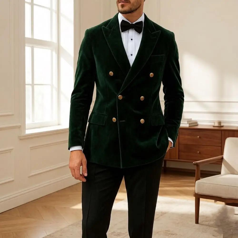 Costumes en velours pour hommes