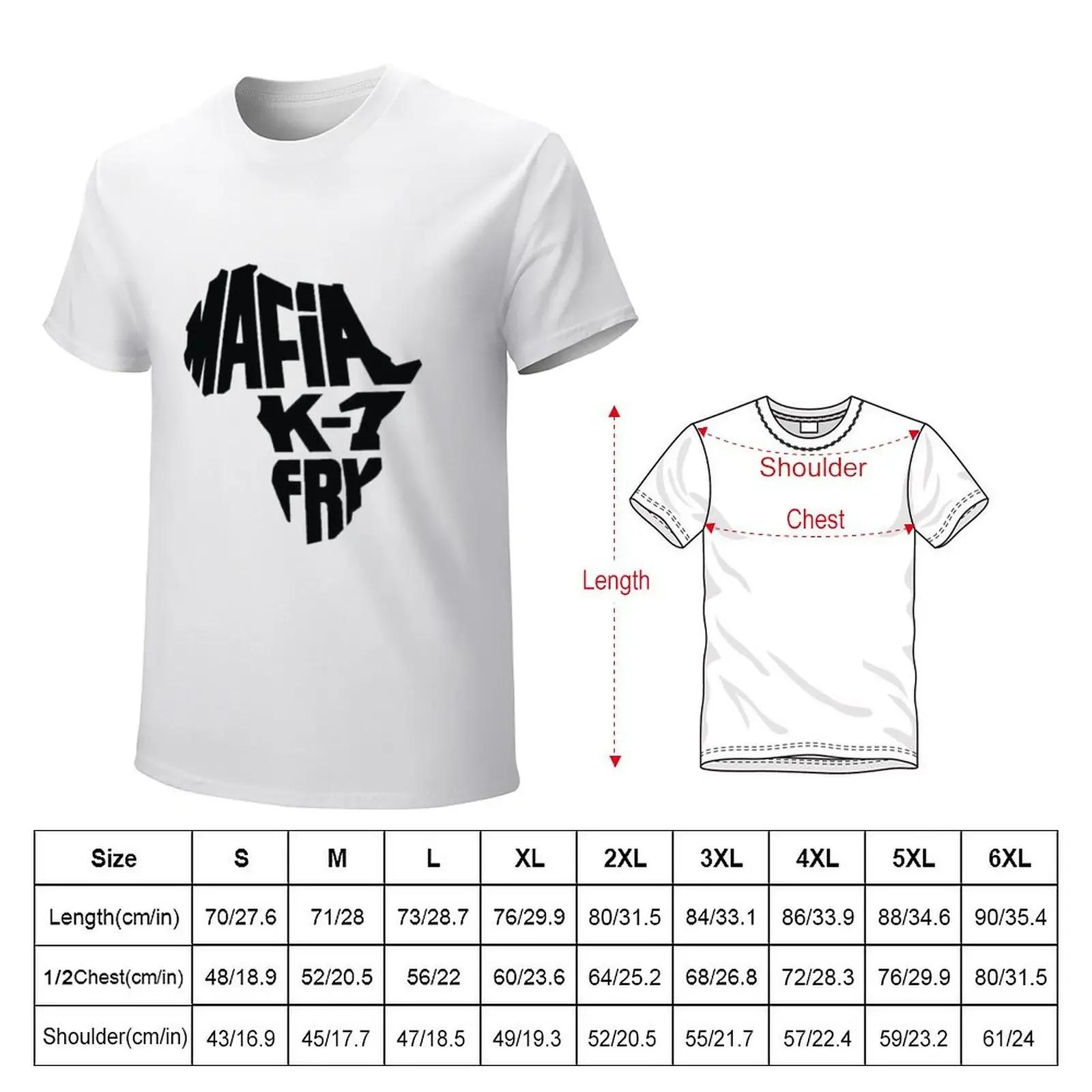 T-shirt mafia k1 fry en coton pour homme, vêtement vintage, heavyfriendly