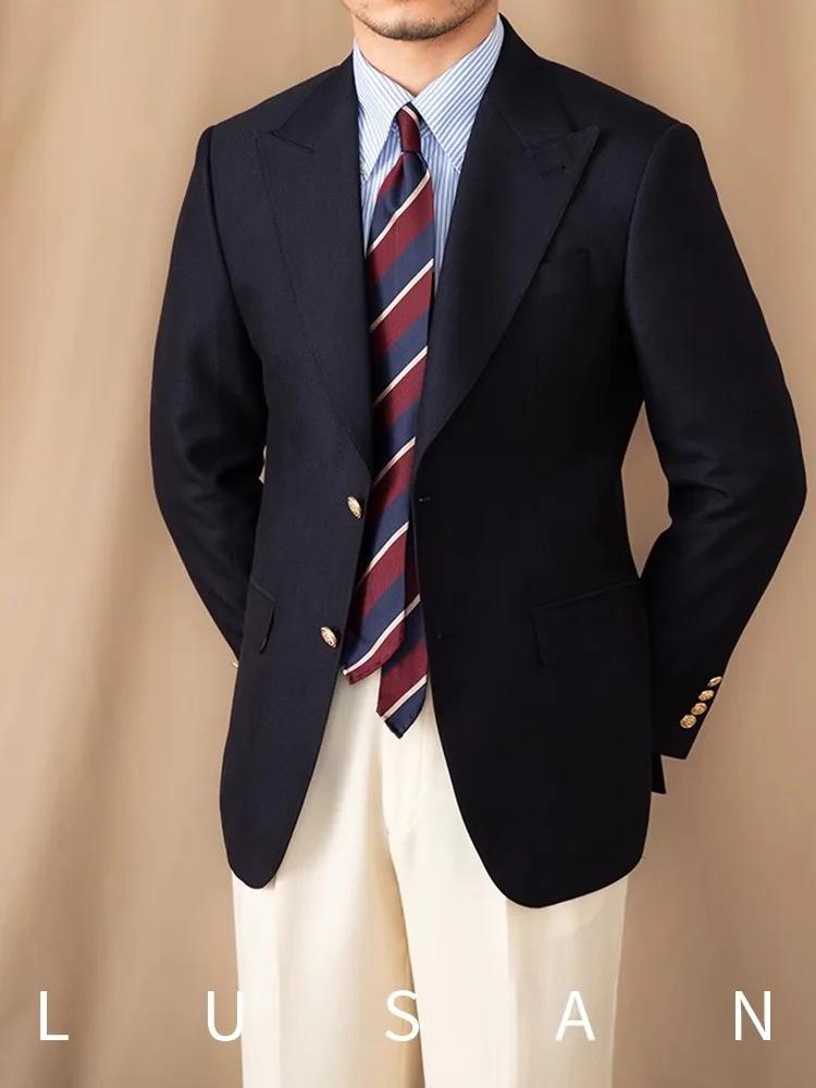Blazer rétro italien pour hommes | Veste de costume décontractée pour les déplacements | Petit