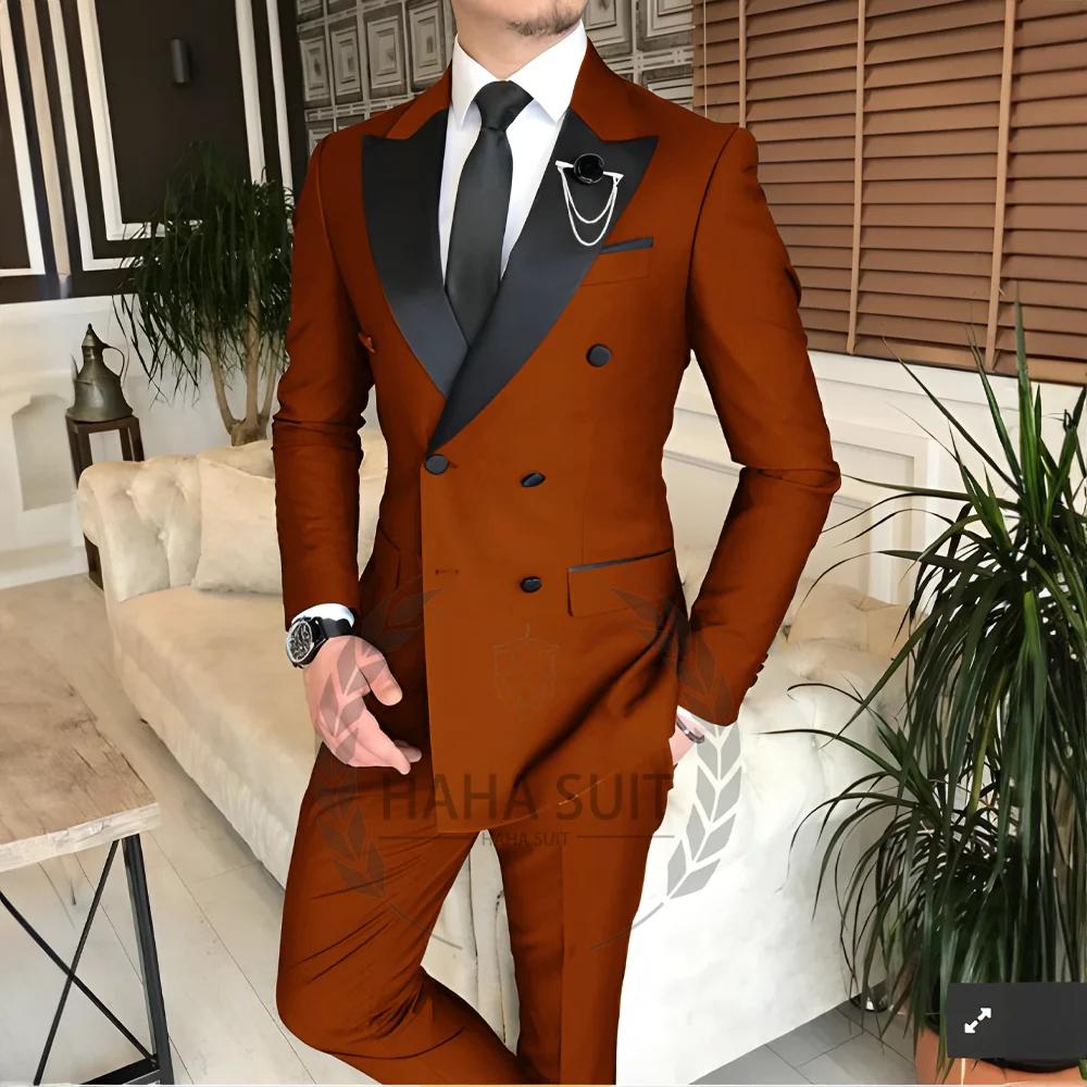 Costume pour hommes sur mesure 2 pièces vêtements mode