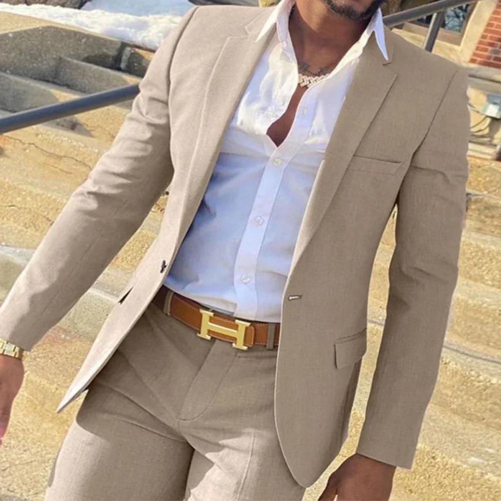Costume de mode Beige 2 pièces