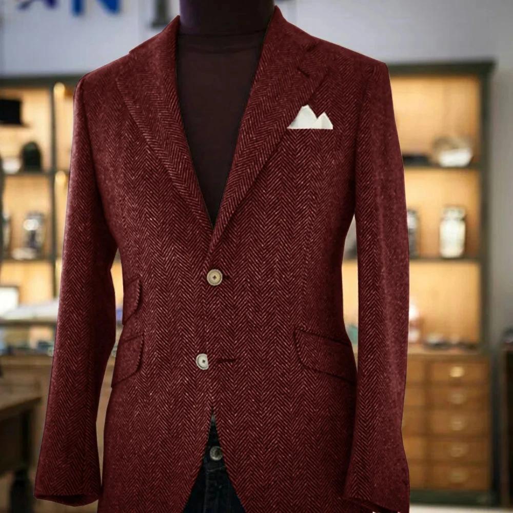 Veste de costume décontractée pour hommes