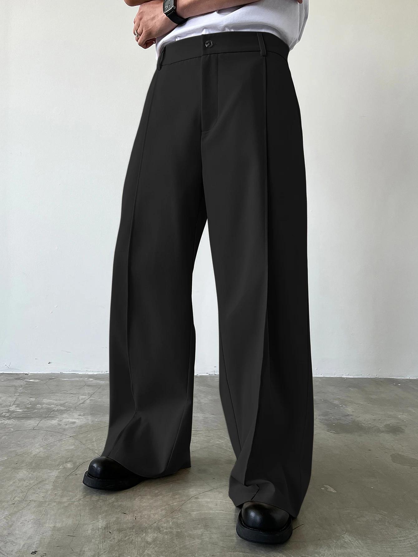 Pantalon de costume pour homme taille haute