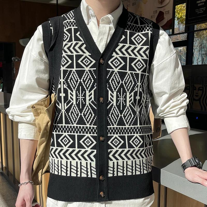 Gilet tricoté pour hommes