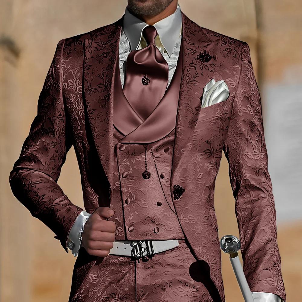 Costume Jacquard pour hommes