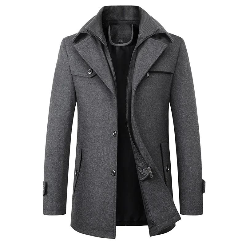 Veste d'hiver épaisse et chaude personnalisable pour hommes
