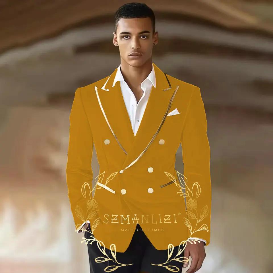 Costumes en velours pour hommes