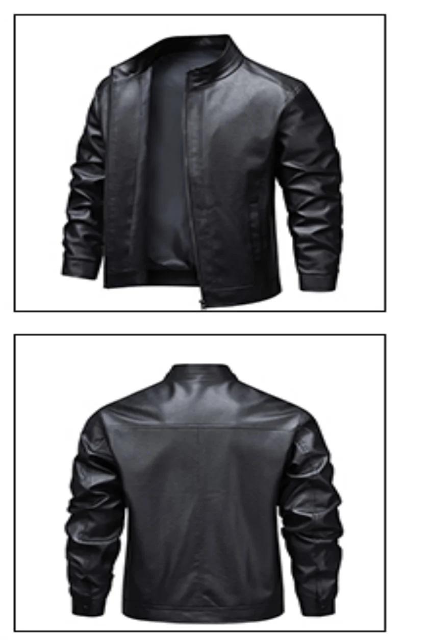 Nouvelle veste en cuir pour homme 2026
