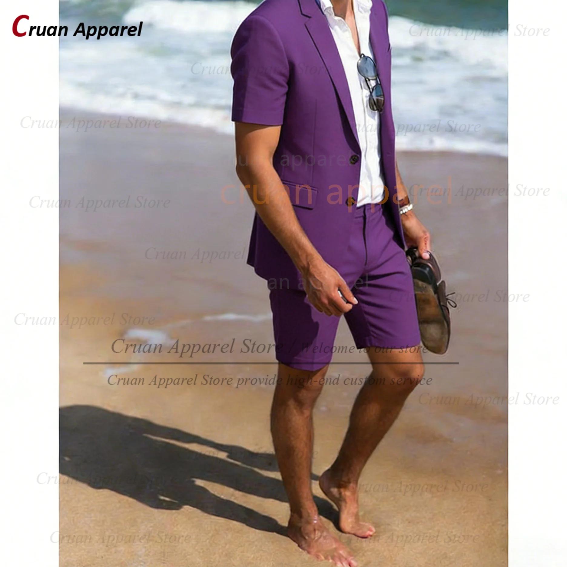 Ensembles de costumes violets pour hommes