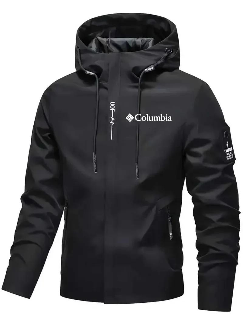 Veste de cyclisme imperméable et légère à capuche pour homme 2026 – Style urbain