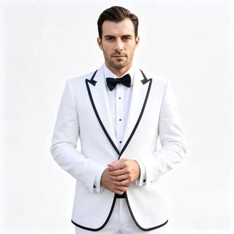 Costume de smoking formel pour homme