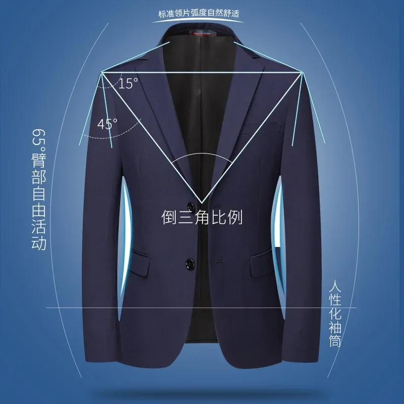 Nouvelle Arrivée 2026 – Blazer Homme Bleu Marine Uni et Noir
