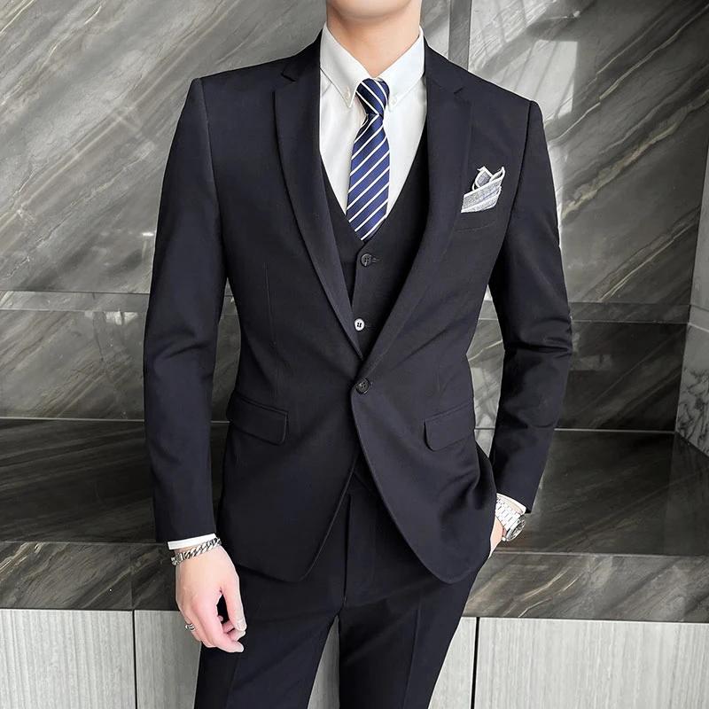 Ensemble de costume trois pièces pour hommes