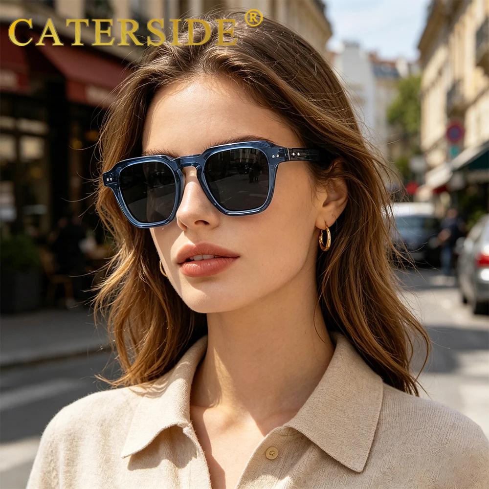 Lunettes de soleil polarisées rétro CATERSIDE pour hommes