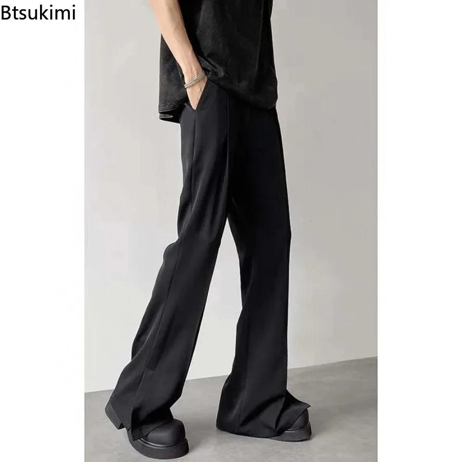 Nouveau pantalon de costume marron et noir pour homme 2026