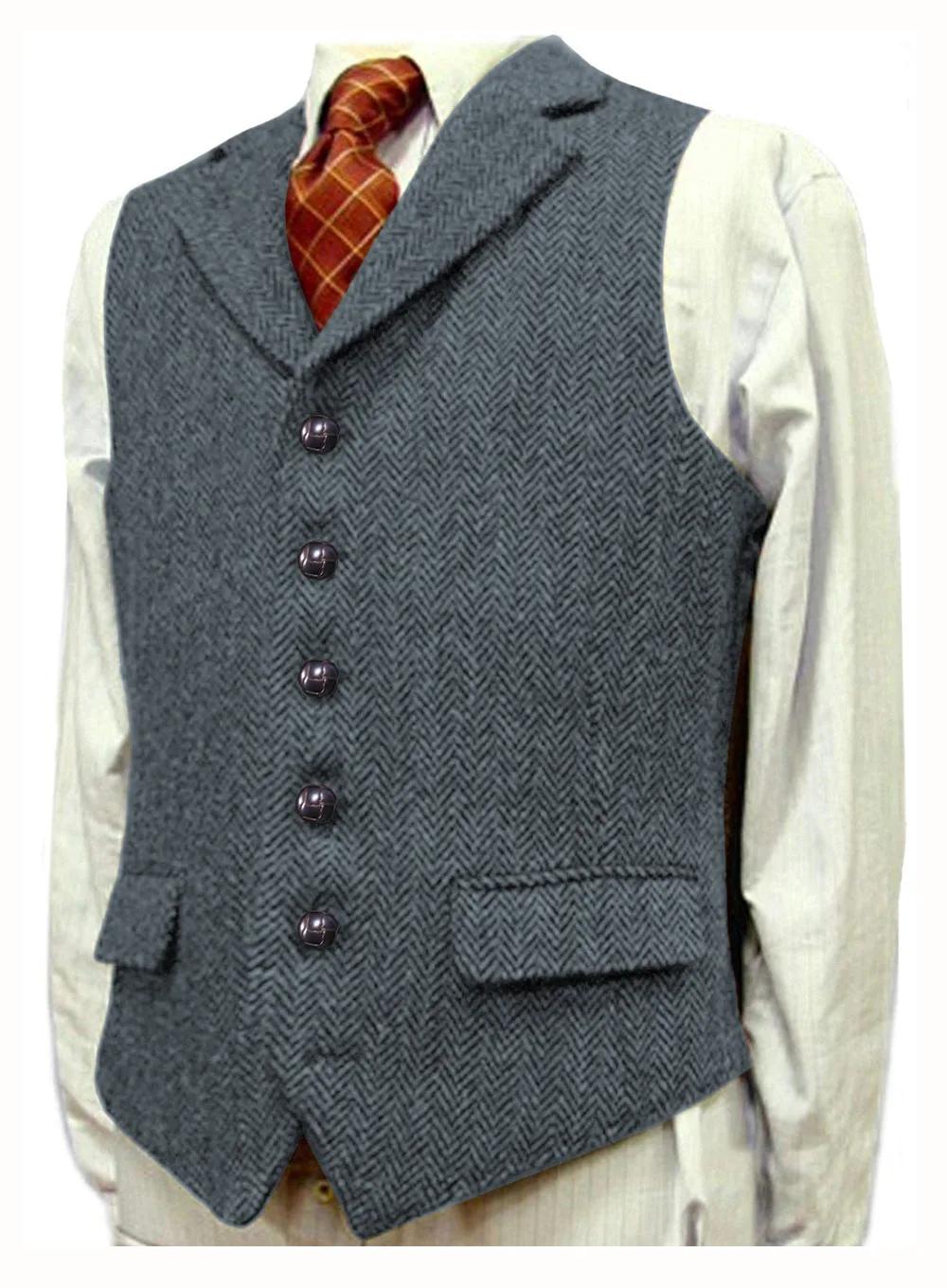 Gilet pour homme avec revers