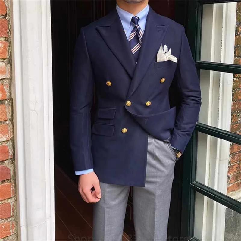 Blazer bleu marine pour homme