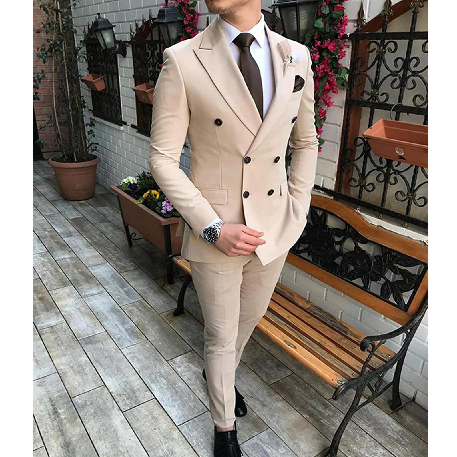 Costume Beige pour hommes