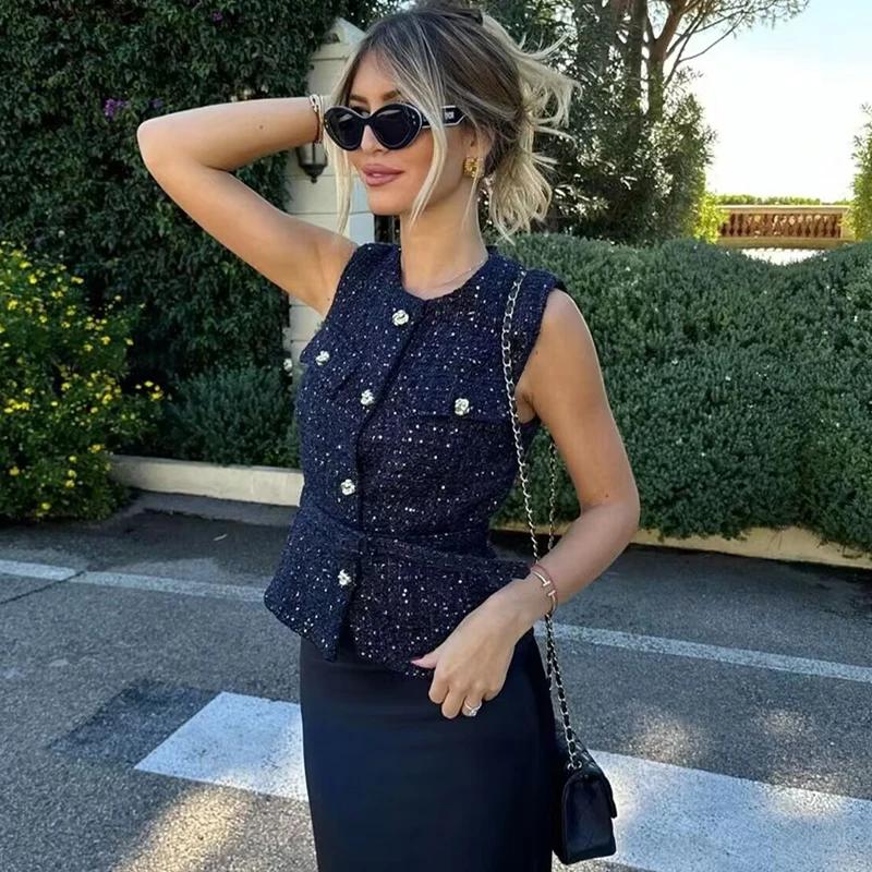 Gilets vestes automne femmes 2025 nouveau Chic Simple mince