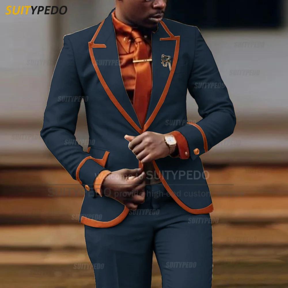 Ensembles de costumes de mariage de luxe pour hommes