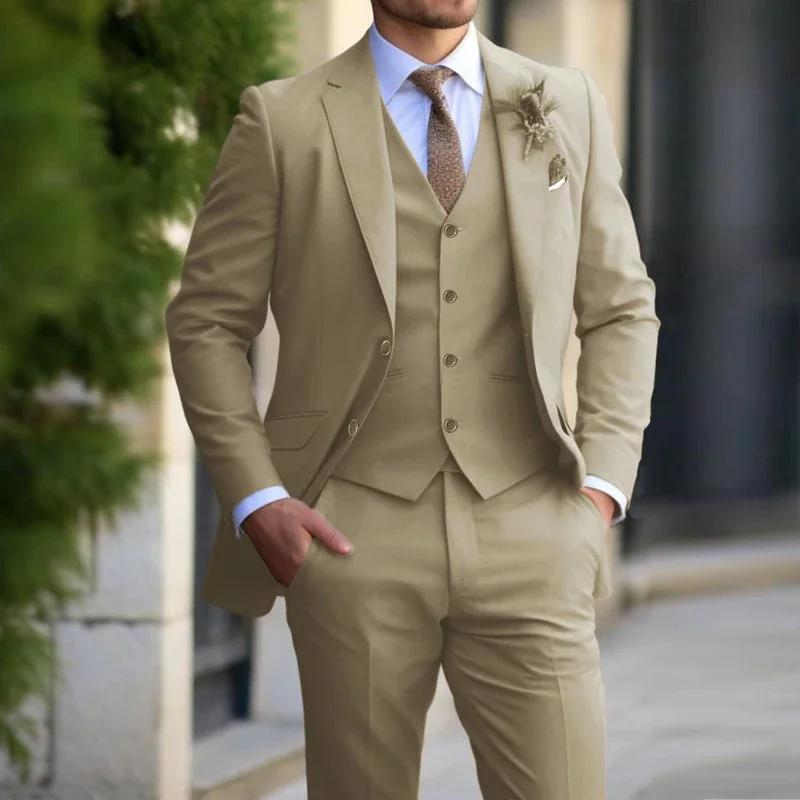 Costume Beige pour hommes