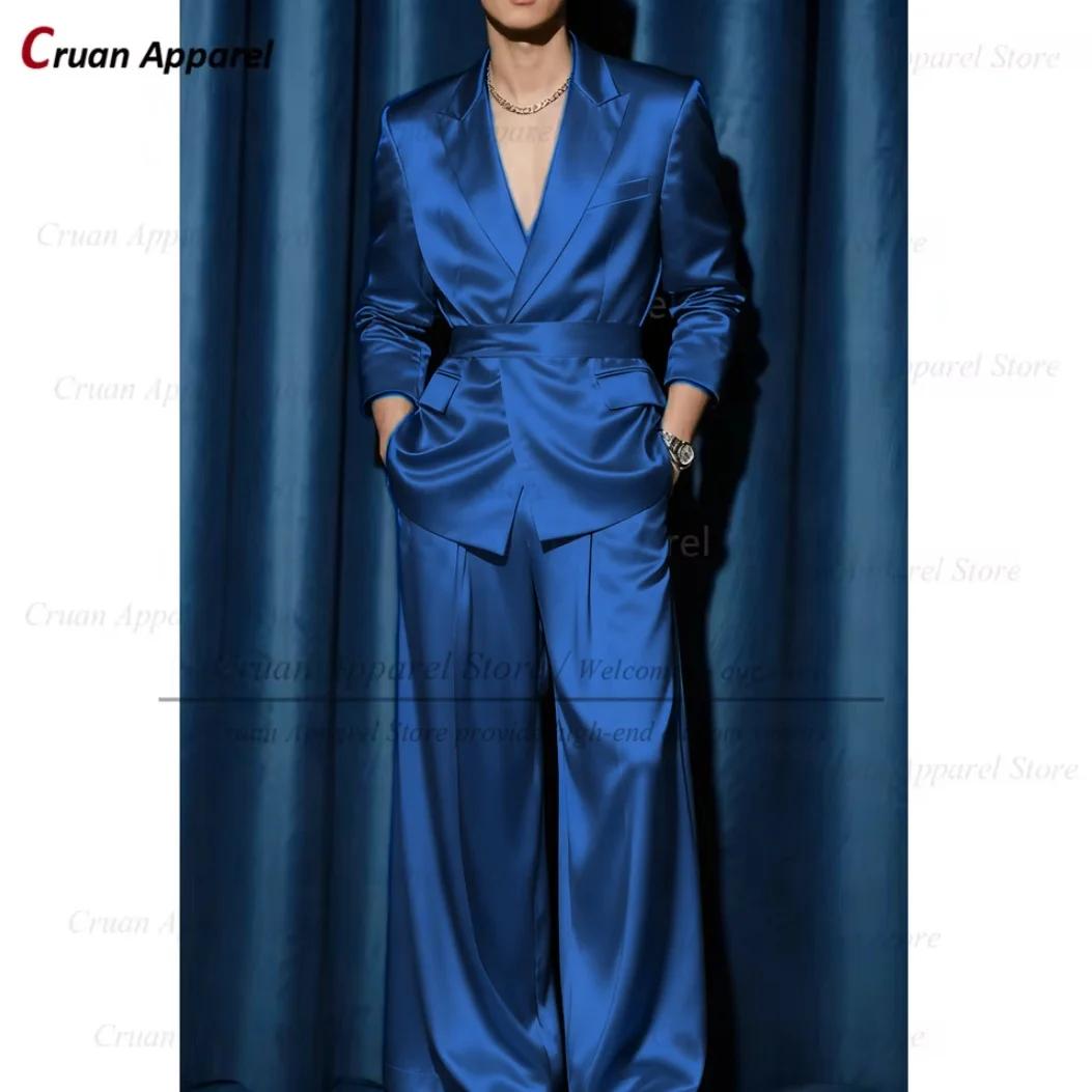 Ensemble de costume de fête de bal de luxe pour hommes