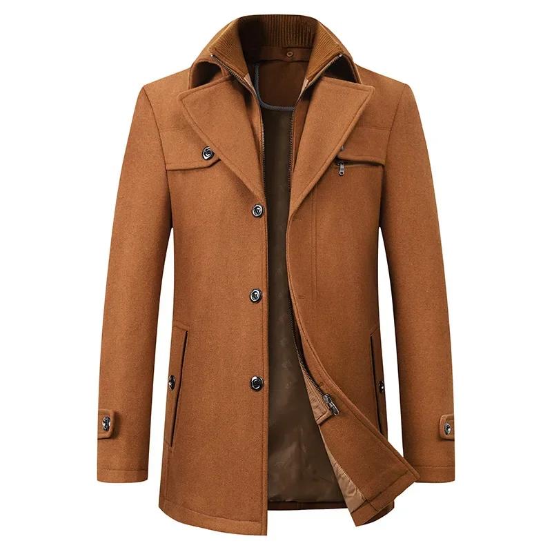 Veste d'hiver épaisse et chaude personnalisable pour hommes