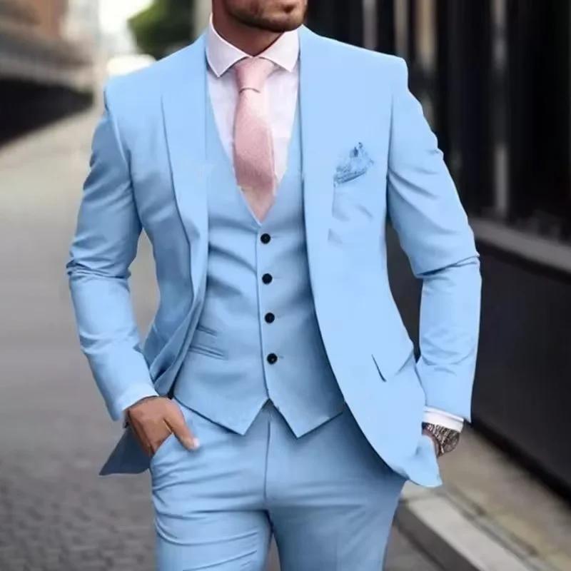 Costumes de luxe rose pour hommes