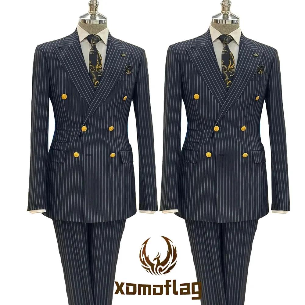 Costumes à Double boutonnage pour hommes