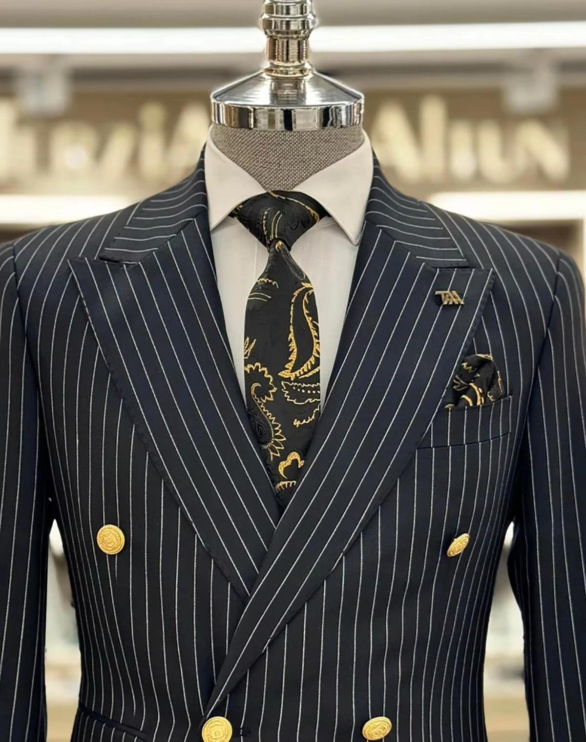 Costumes à Double boutonnage pour hommes