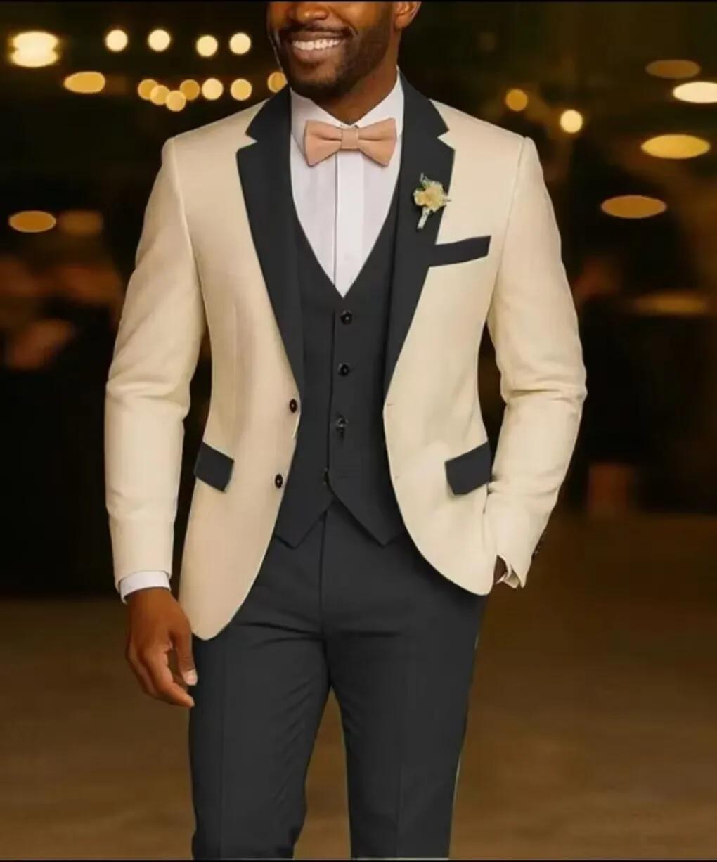 Costume de mariage pour homme 2 pièces