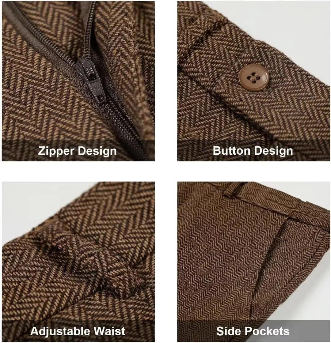Costume à chevrons pour hommes