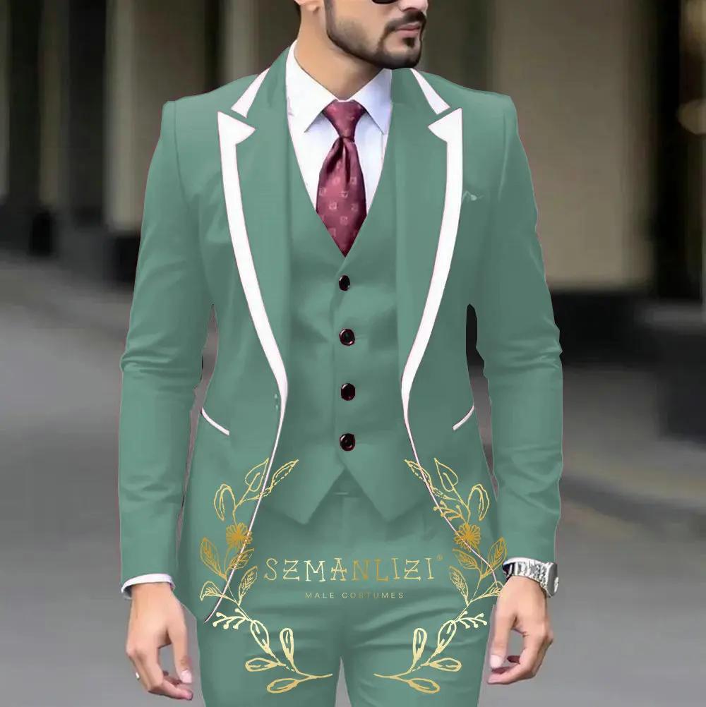 Tuxedos de mariage bleu Royal pour hommes
