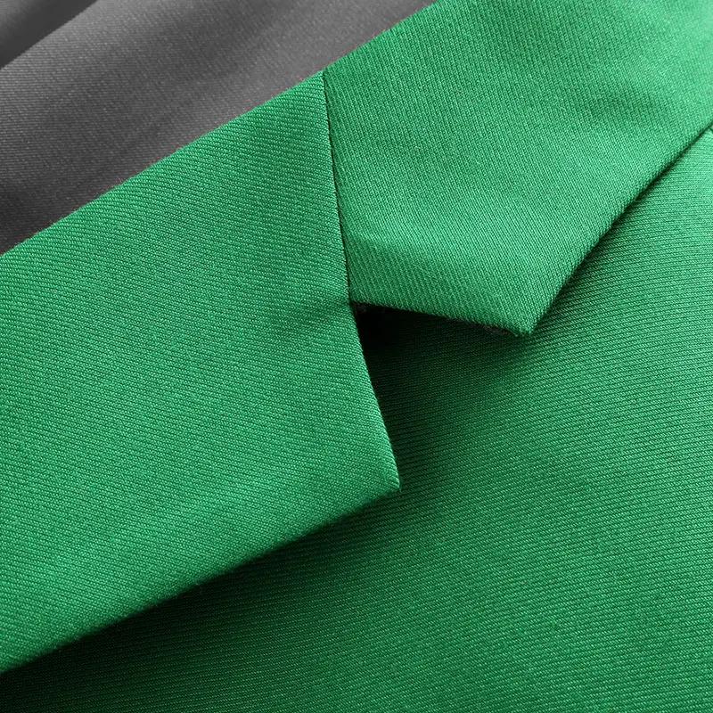 Veste de costume pour homme vert vif