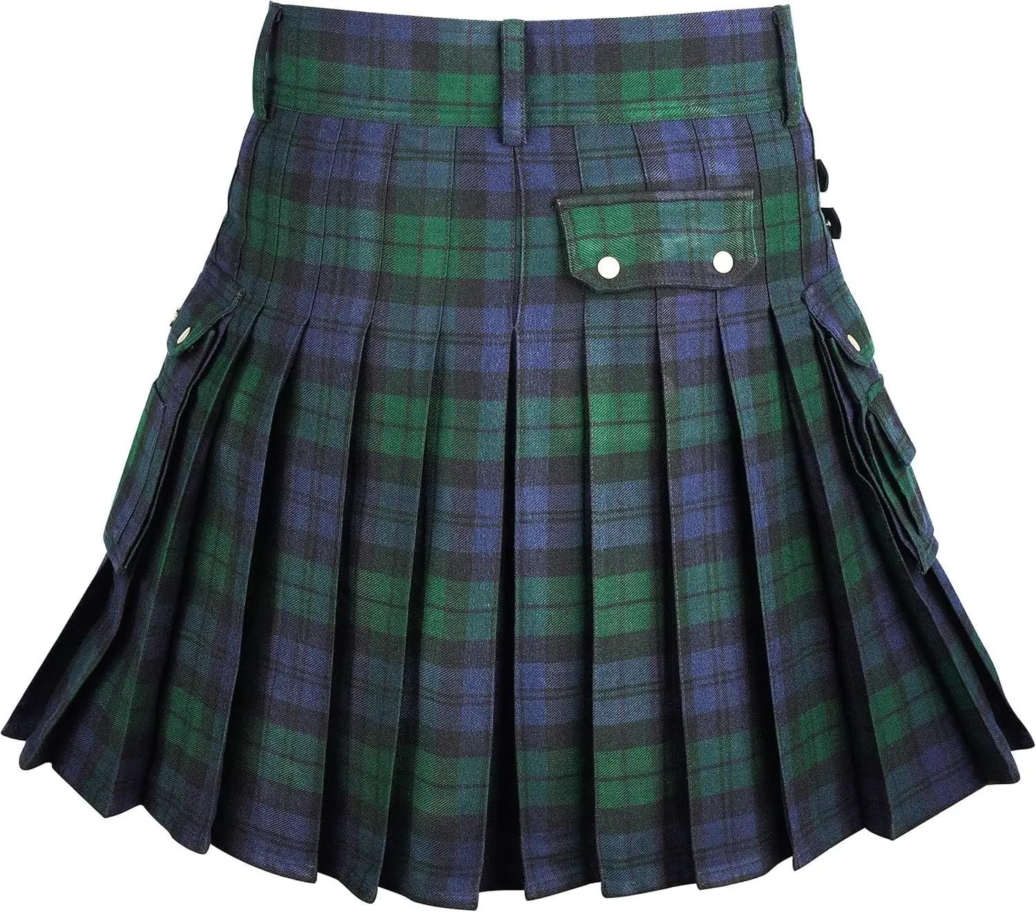 Kilts utilitaires tartan pour hommes Kilt