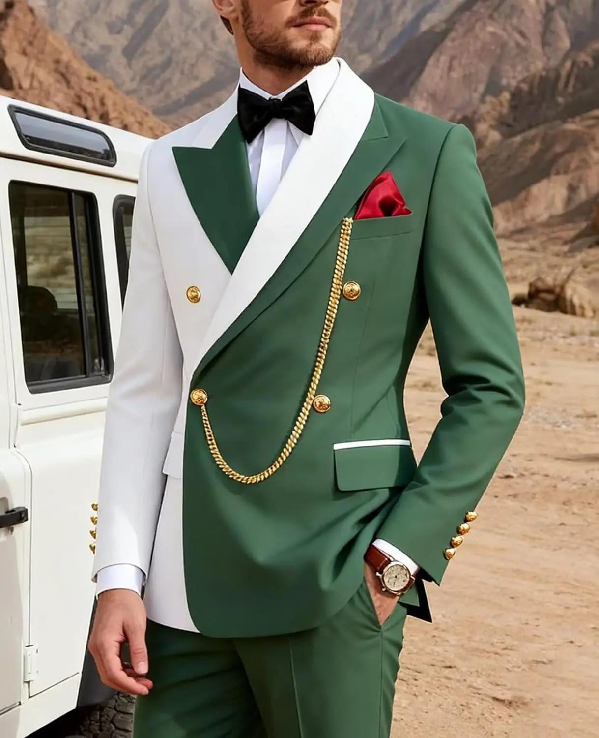 Costume de smoking 2 pièces pour homme