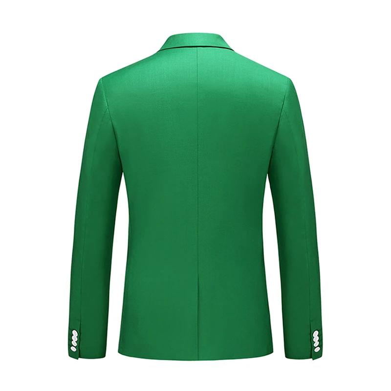 Veste de costume pour homme vert vif