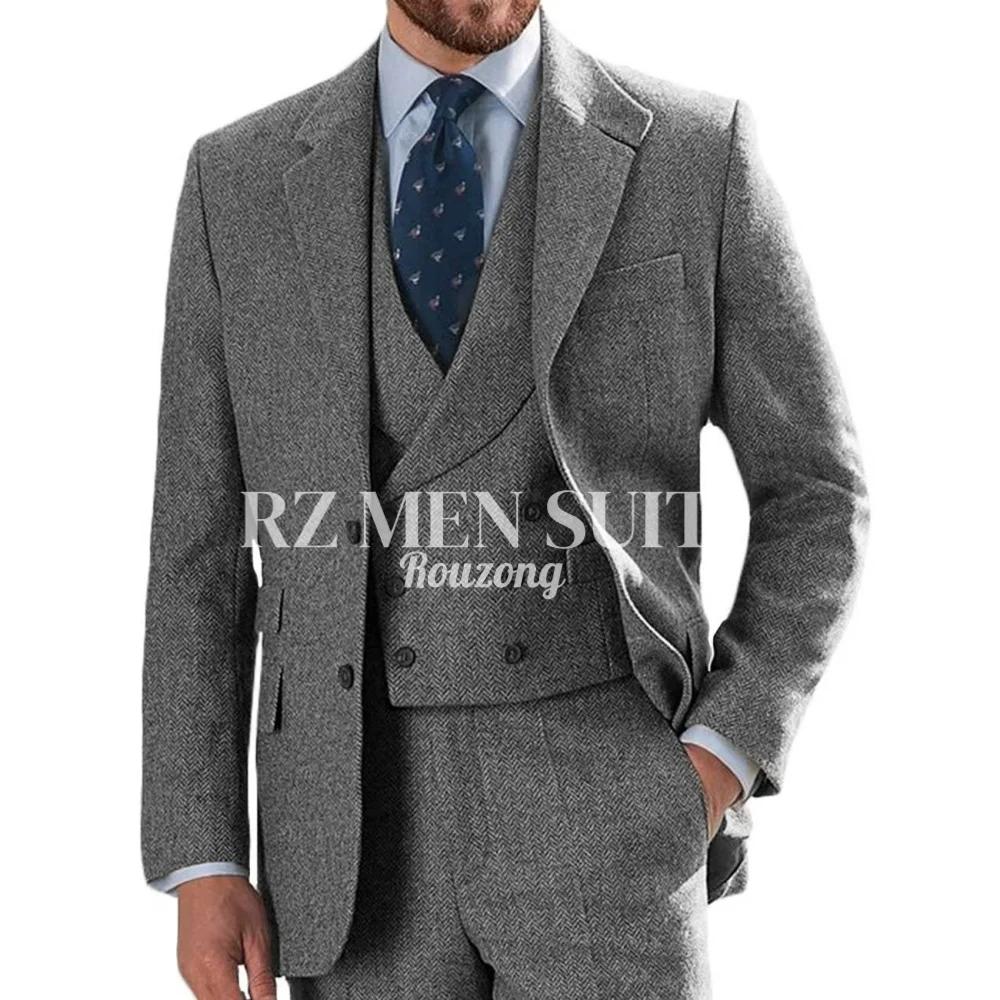 Costumes en tweed pour hommes