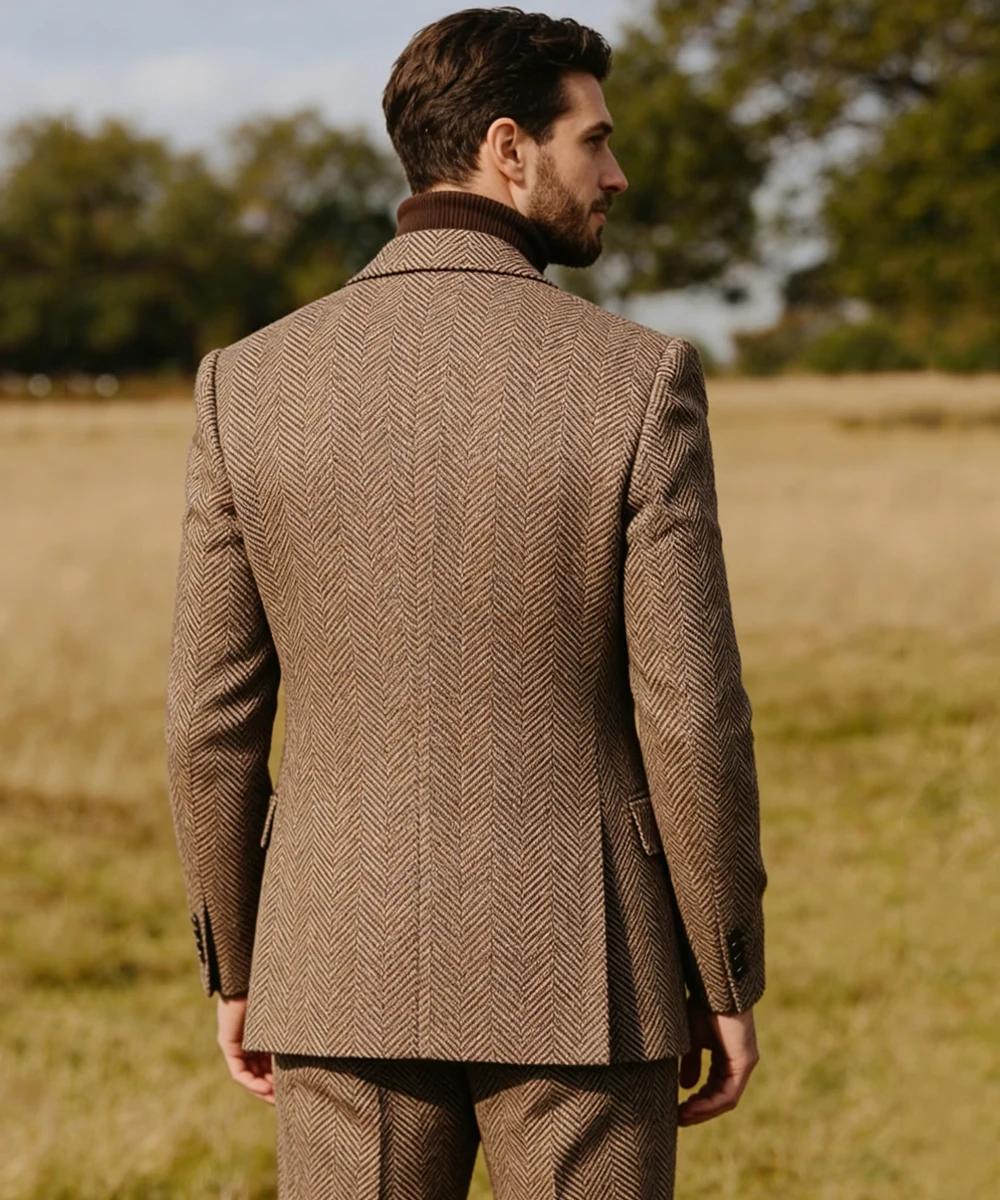 Costume à chevrons pour hommes