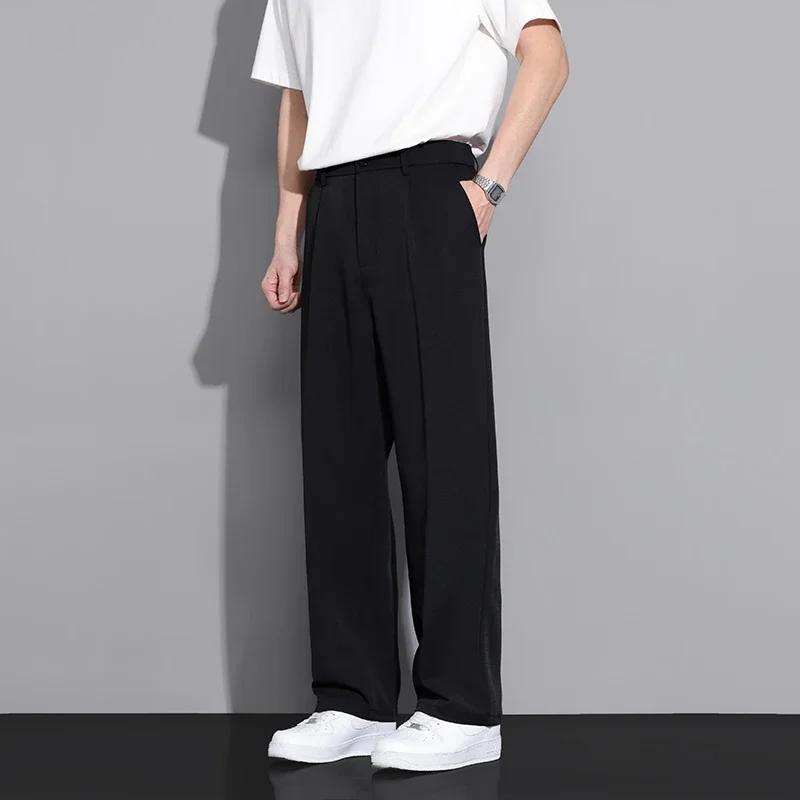 Pantalon de costume beige pour homme