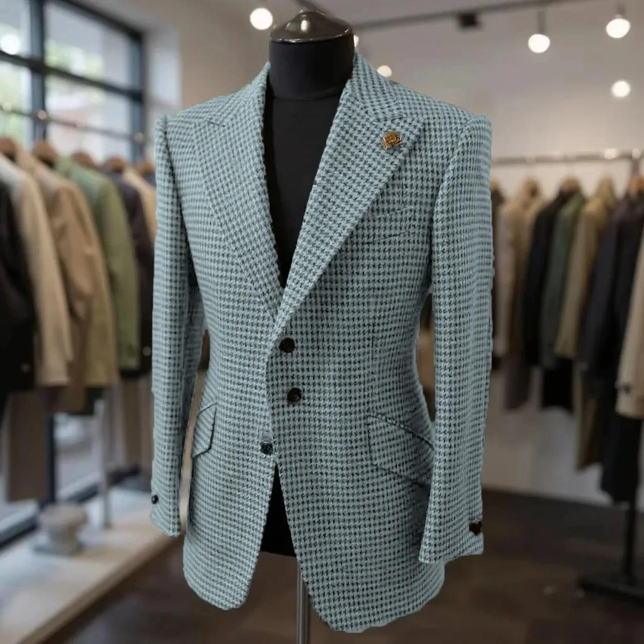 Costumes pied-de-poule pour hommes