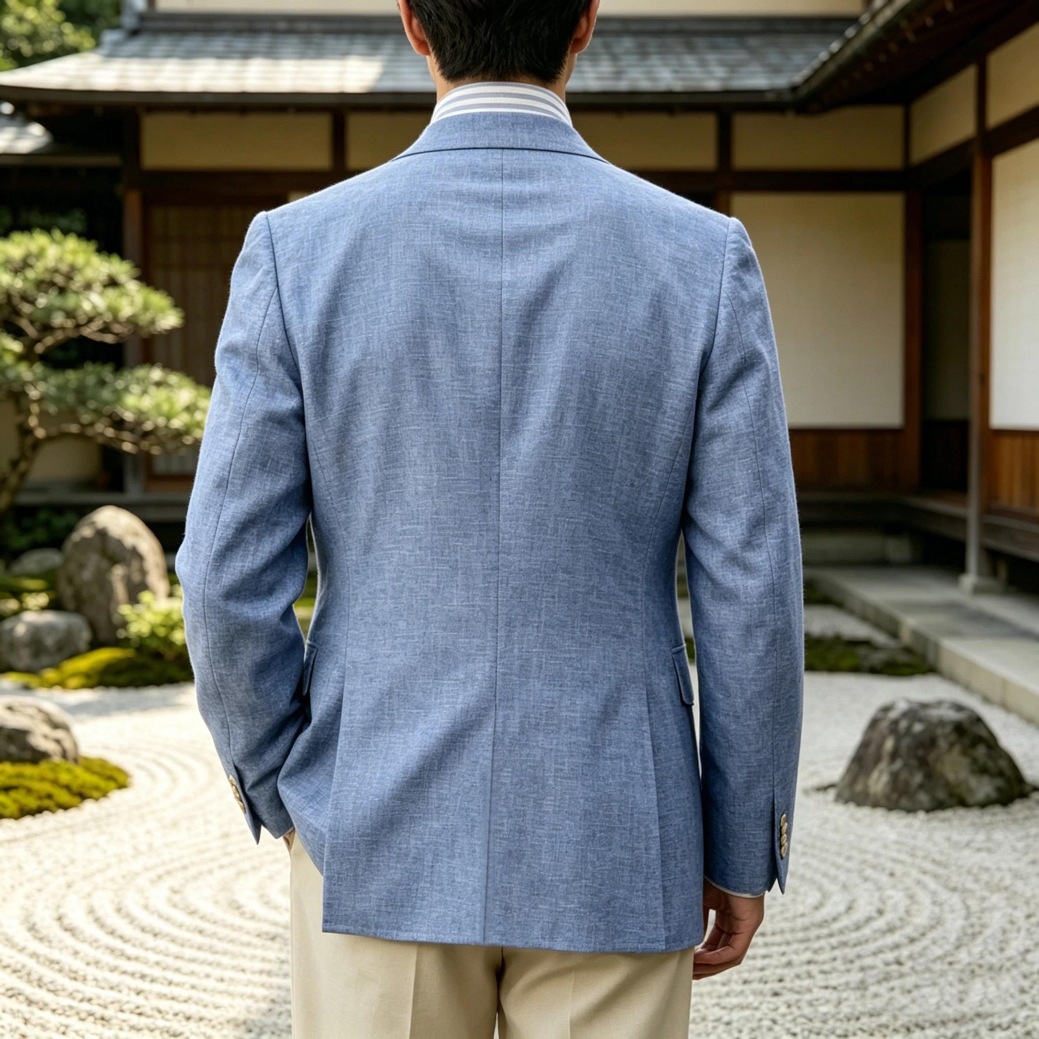 Blazer en lin pour homme