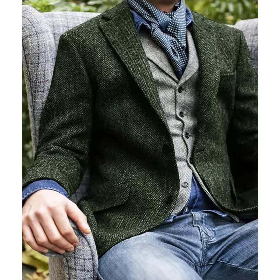 Blazer à chevrons pour hommes