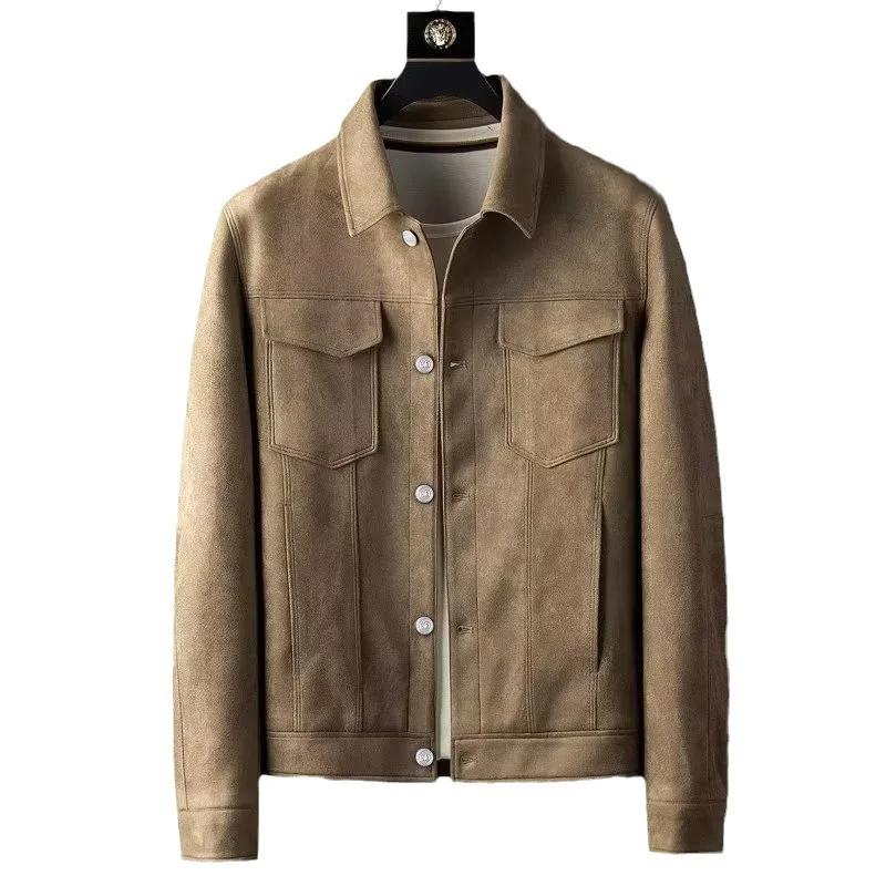 Veste en daim pour homme