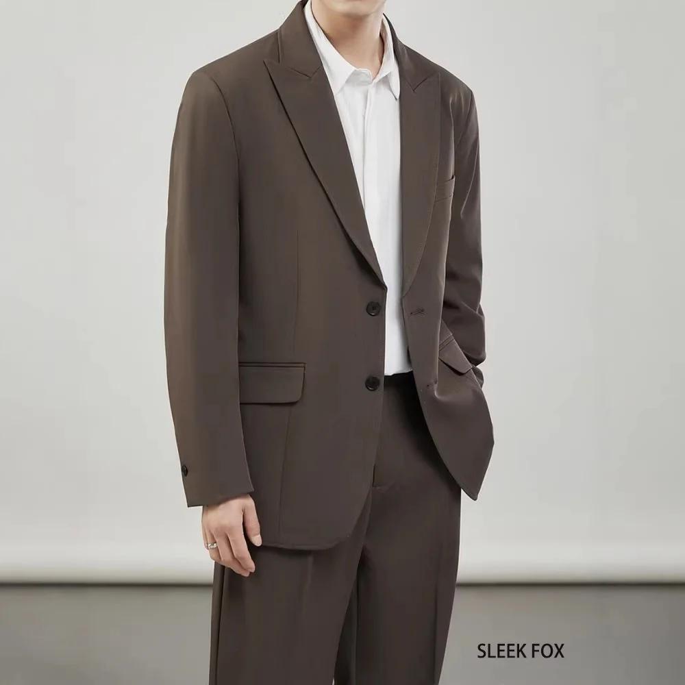 Costume noir décontracté pour hommes