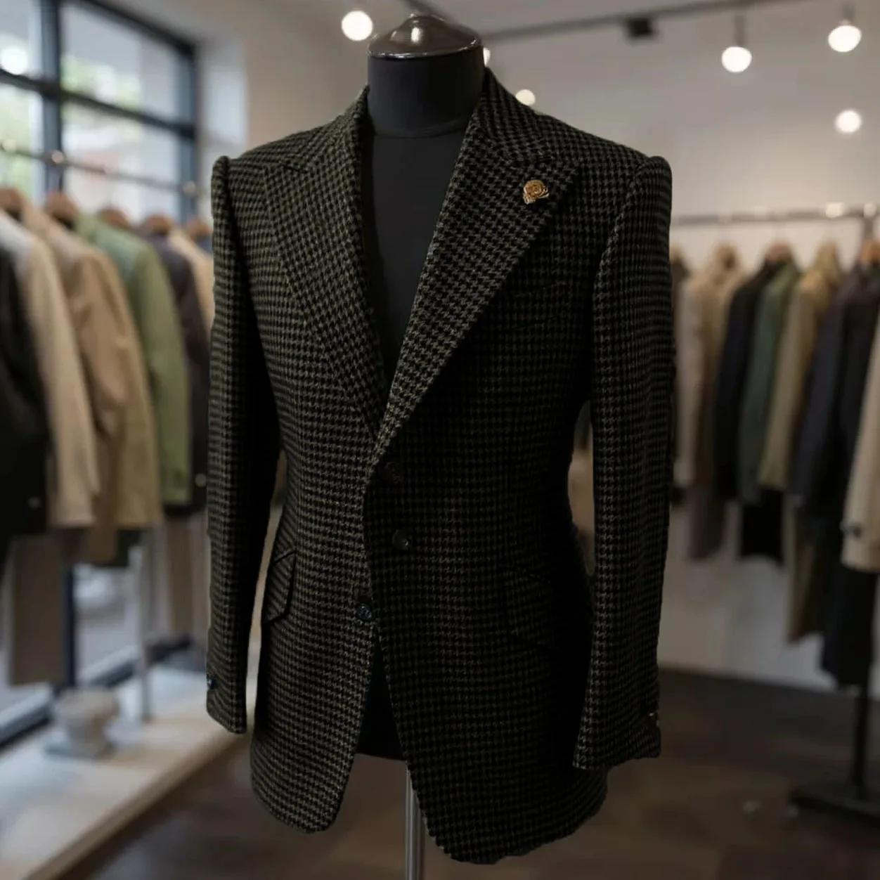 Costumes pied-de-poule pour hommes