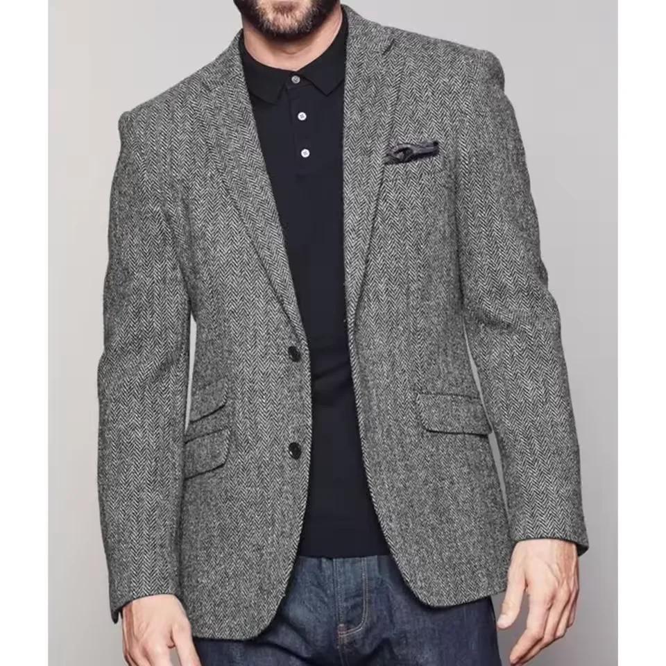 Veste de costume homme à chevrons