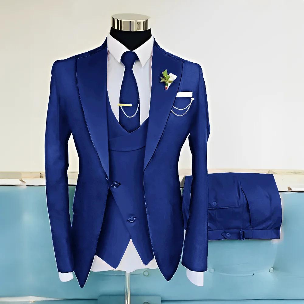 Costume bleu Royal pour hommes